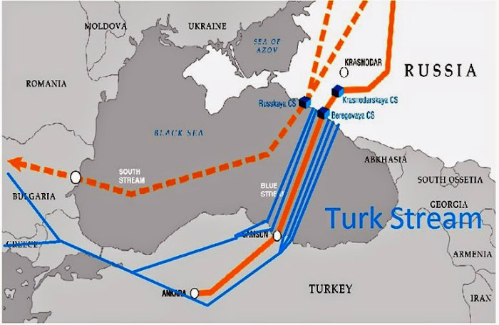 Il missile che ha abbattuto il jet russo era contro il gasdottoTurkish Stream