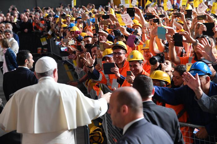 Papa Francesco: Il discorso sul lavoro all’Ilva di&nbsp;Genova