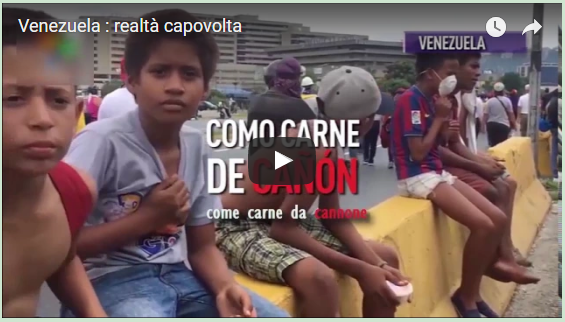 Venezuela: Realtà capovolta. (Video delle violenze organizzate dall’opposizione)