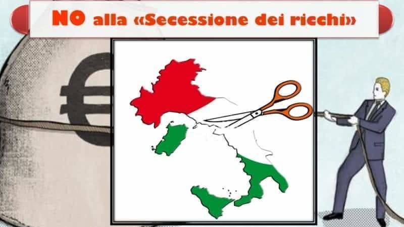 Regionalismo differenziato: “NO ALLA SECESSIONE DEI RICCHI”. FIRMA LA PETIZIONE&nbsp;!