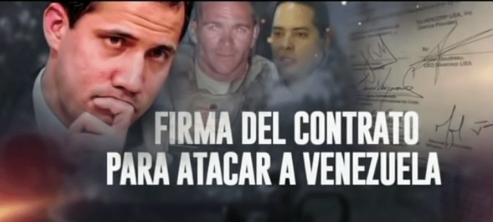 VENEZUELA: Il contratto firmato da Juan Guaidó con i mercenari Usa contemplava l’assassinio di Maduro e di altri esponenti del governo e la dissoluzione completa della Repubblica&nbsp;bolivariana