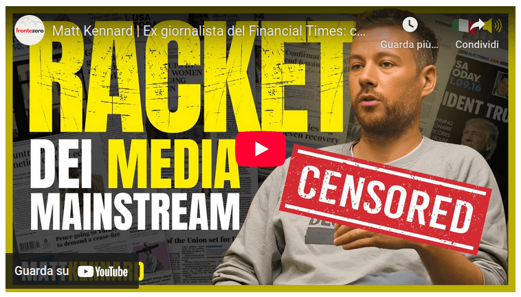 Matt Kennard | Ex giornalista del Financial Times: come i media coprono i crimini&nbsp;dell’Impero