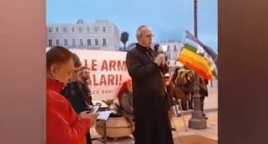 Il vescovo di Manfredonia ad una manifestazione per la pace, il 30 marzo&nbsp;(Video)