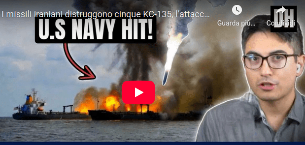 I missili iraniani distruggono cinque KC-135, l’attacco a Kharg si ritorce contro. Aggiornamenti.