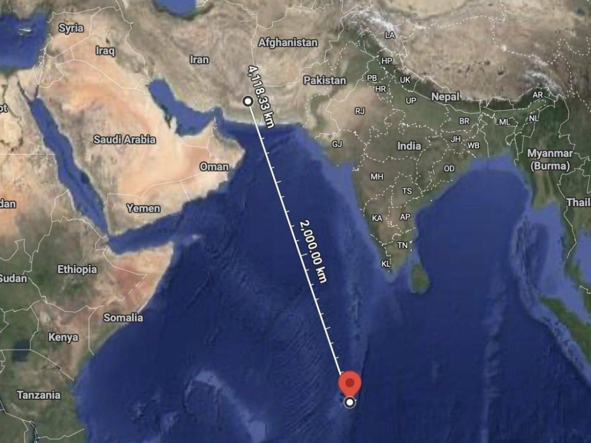 L’attacco contro la base militare anglo-americana di Diego Garcia, nell’Oceano Indiano. A 4mila km&nbsp;dall’IRAN