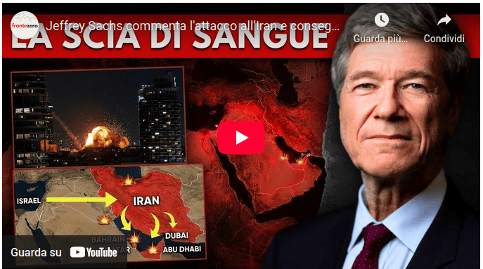 Jeffrey Sachs e Scott Ritter sulla guerra all’Iran (VIDEO)