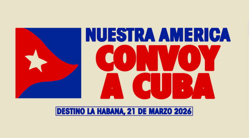 Solidarietà internazionalista con Cuba asfissiata.