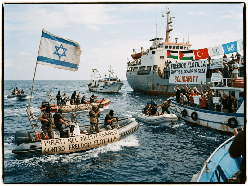 Il ritorno dei pirati con la bandiera di&nbsp;Israele